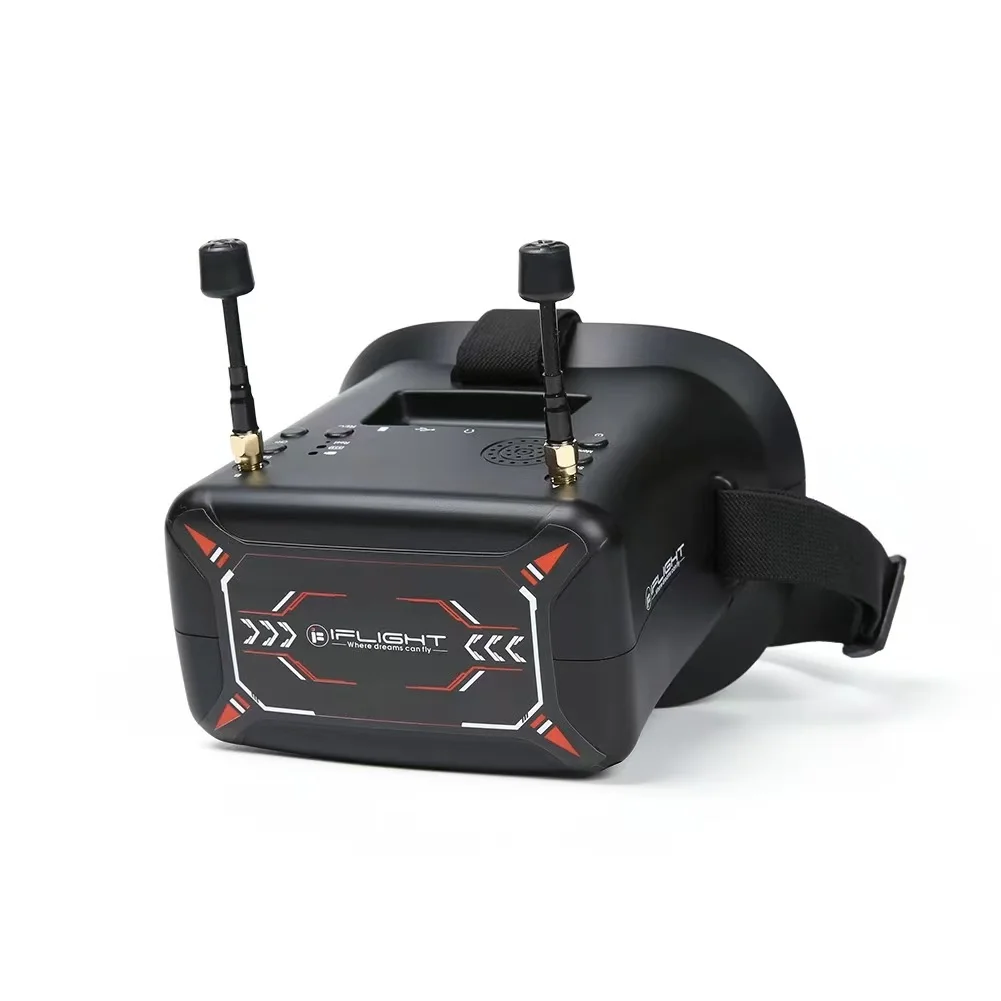 iFlight 4.3inch FPV Analog Goggles 40CH 5.8GHz with DVR Function Built-in 3.7V 2000mAh battery for FPV Glasses - Image 2