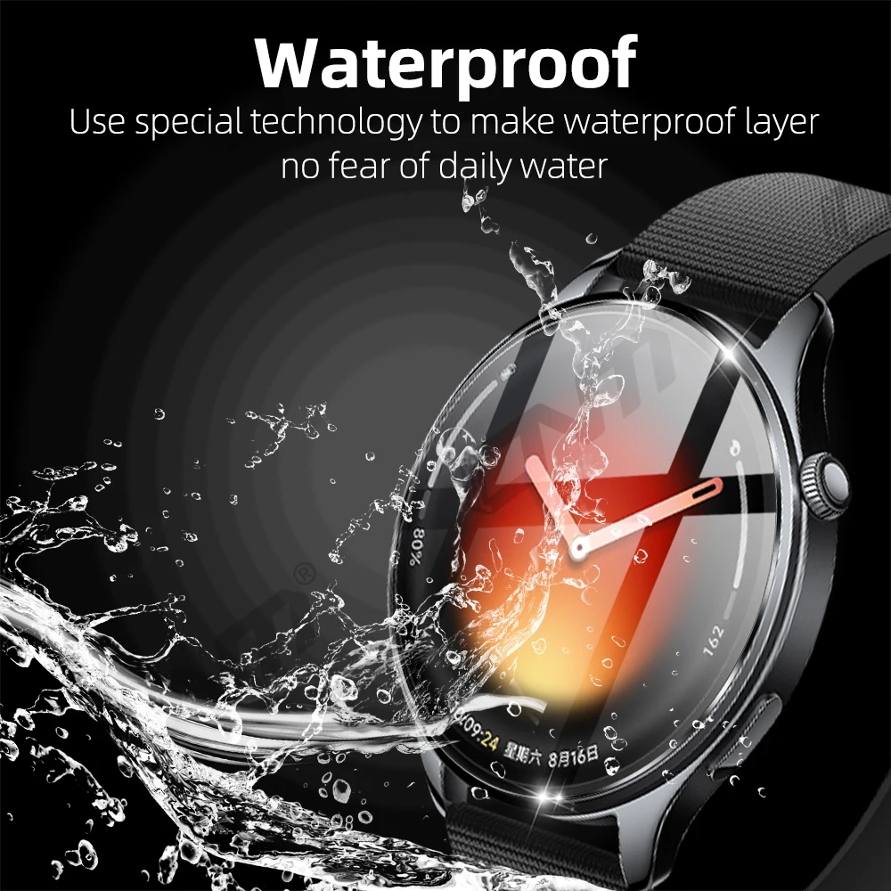 2.5D Screen Protector for Xiaomi Mi Watch 5 Tempered Glass Anti-Scratch Protection Glass Film Ultra-HD Protector Accessories