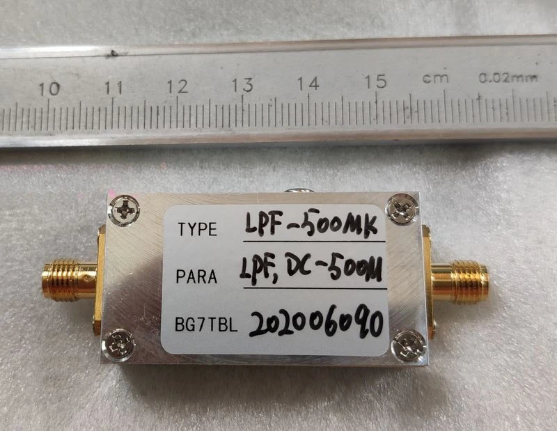 

10 K, 100 K, 5 M and 30 M and 500 M and 1 G, Low-pass Filter LPF, Sma