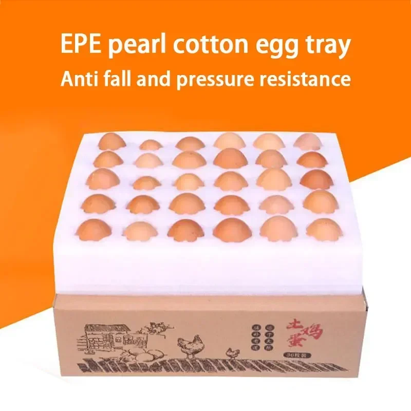 30 Holes Egg Express Foam Special-purpose Packing Box Anti Fall Measures Stress Resistance Pack Gift Boxes Pearl Cotton Egg Tray