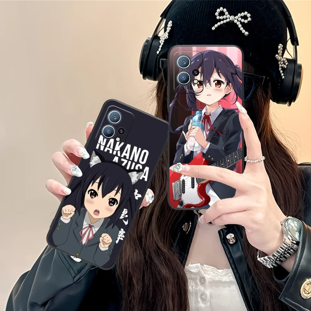 K-ON Nakano Azusa Mobile  Cell Phone Case for Huawei P60 P50 P40 P30 P20 P10 P9 P8 Pro Lite Plus Black Soft Phone Cover Shell