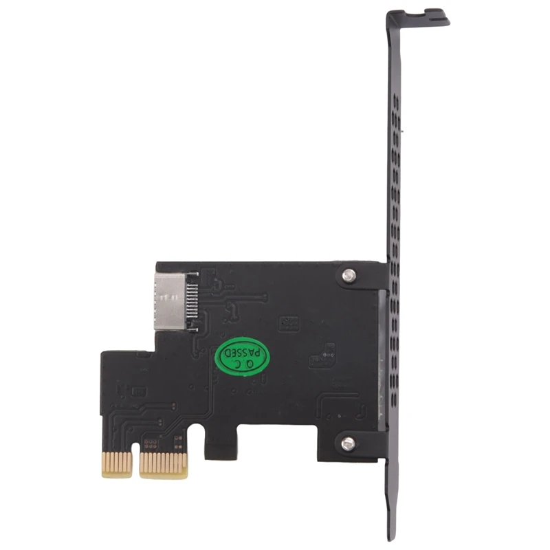 PCI-E 1X To USB 3.2 GEN1 5Gbps Type-E A-Key Expansion Card,Front Panel Type-C Interface For Desktop PC(ASM1042A)