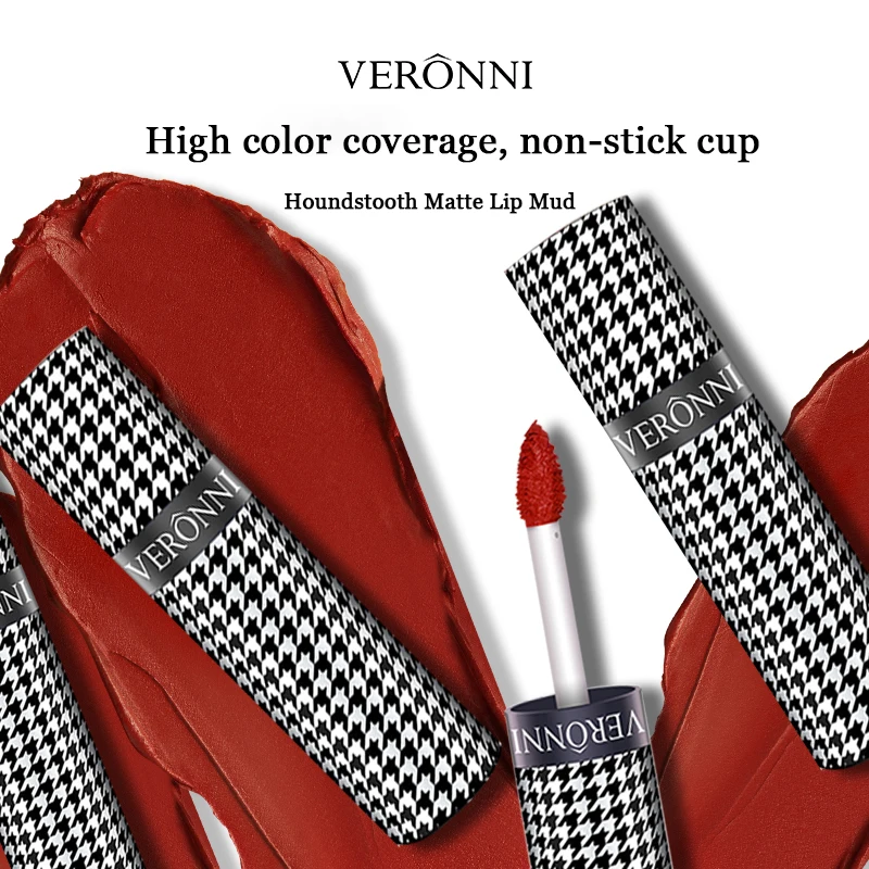 Rouge à lèvres velours mat, brillant à lèvres, boue, teinte rouge, glaçage coréen, imperméable, maquillage durable, cosmétiques, couleur chair, mat, chocolat