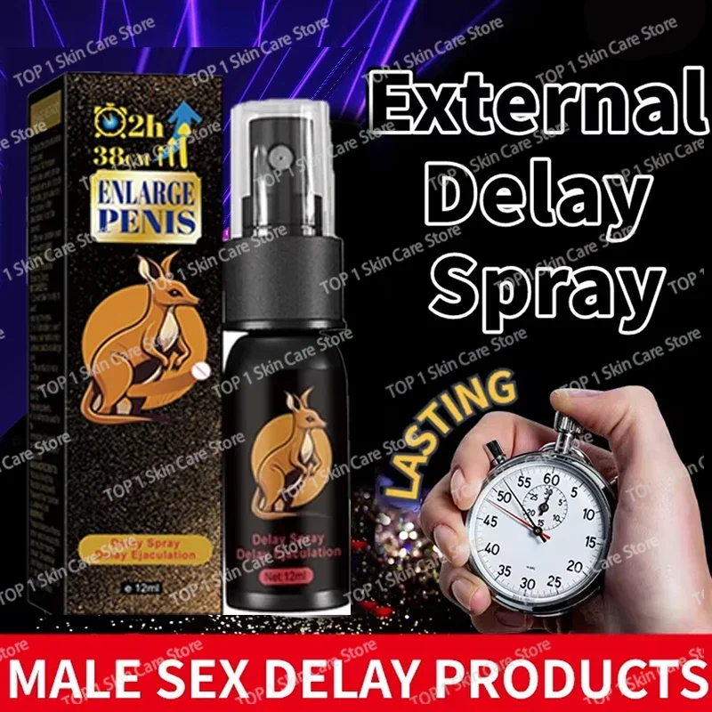 Extra Power Men's Delay Spray Non-Numbing, Dual Effect, Plant Essence Formula, Long-Lasting Sexual Enhancer for Improved Stamina