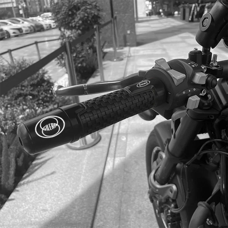 ل Gilera GP800 Fuoco Nexus 500 عداء 50 125 200 CNC دراجة نارية الملحقات 7/8 "22 مللي متر مقبض القبضات مقبض مقود دراجة ينتهي التوصيل