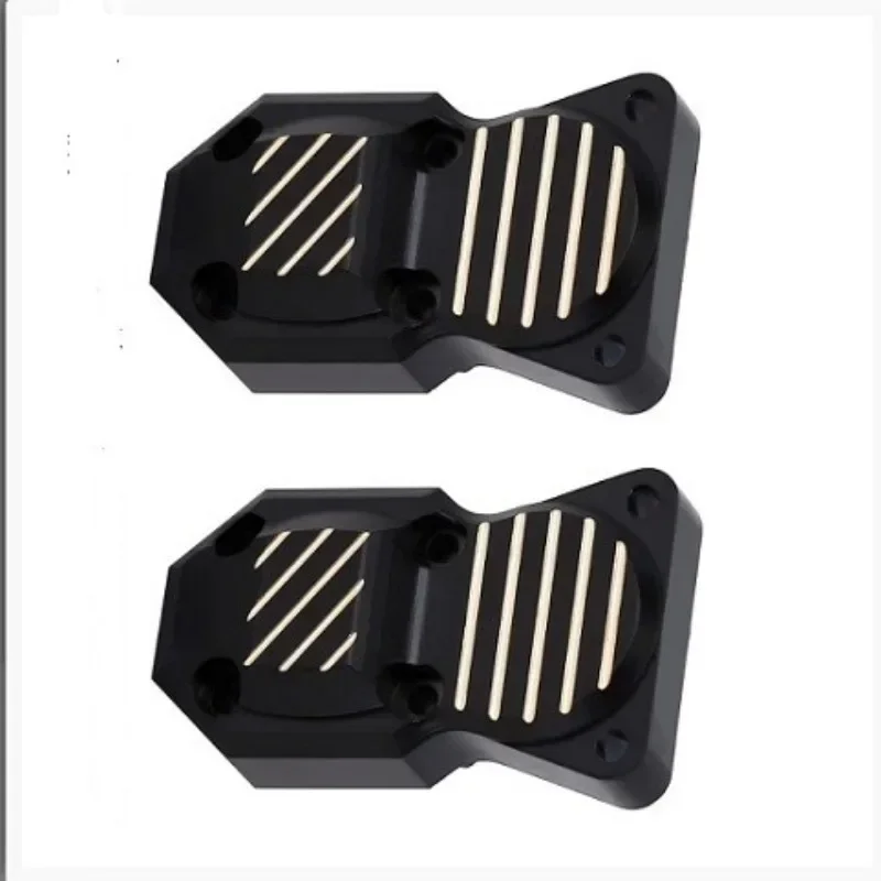 Heavy Black Coating Brass Counterweight Steering Knuckles Wheel Hex For 1/24 RC Crawler Car Axial SCX24 Upgrade Parts
