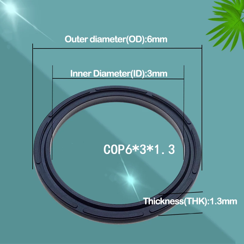 NBR SC Cylinder Seal, COP Type Bidirectional Piston Sealing Ring, Pneumatic, Air Seal, Cylinder Wear-Resistant Rubber Pad