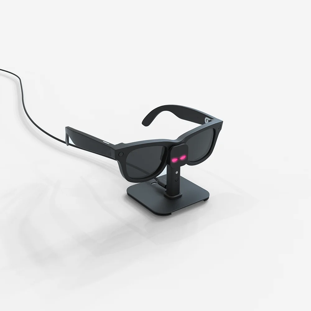 Breathing Light Charging Dock for Meta Skyler/HSTN/Headliner /Blayzer Optics/Scriber AI Glasses Dual USB C