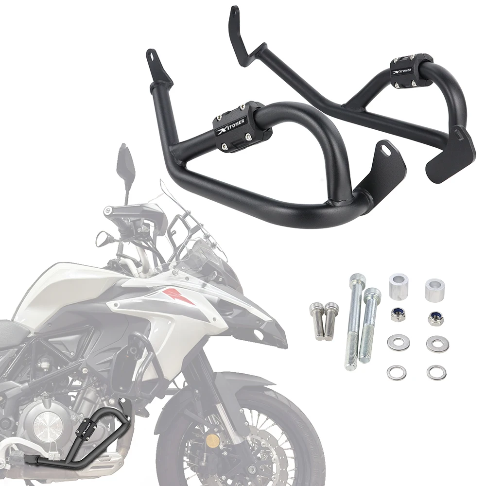 Motorcycle Highway Crash Bar Frame Protector Engine Guard TRK 502 /502X 2017 2018 2019 2020 2021 2022 2023 2024 2025 For Benelli