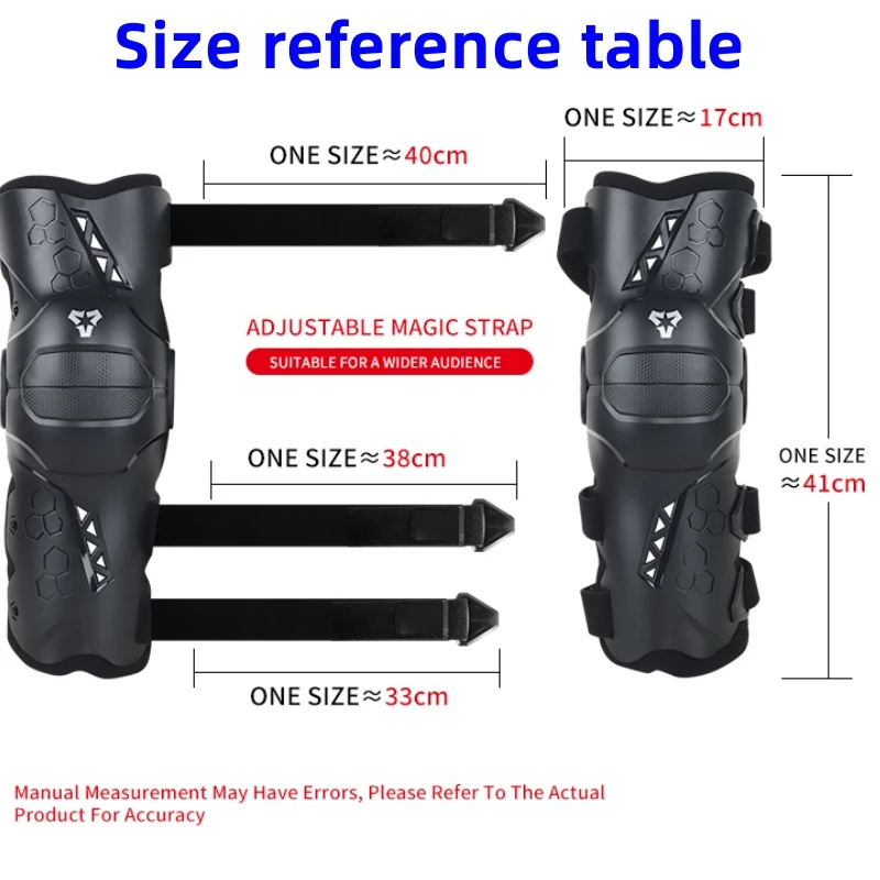 VEMAR Men High Quality All-Season Motorcycle Cycling Knee Pads, Comfortable Anti-Fall Motorbike Riding Protective Knee Guards