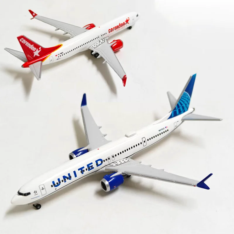 

herpa Diecast Alloy 1:500 Scale Boeing 737 MAX 8 537124/737 Max 9 536691 Passenger Airplane Model For Display Collections