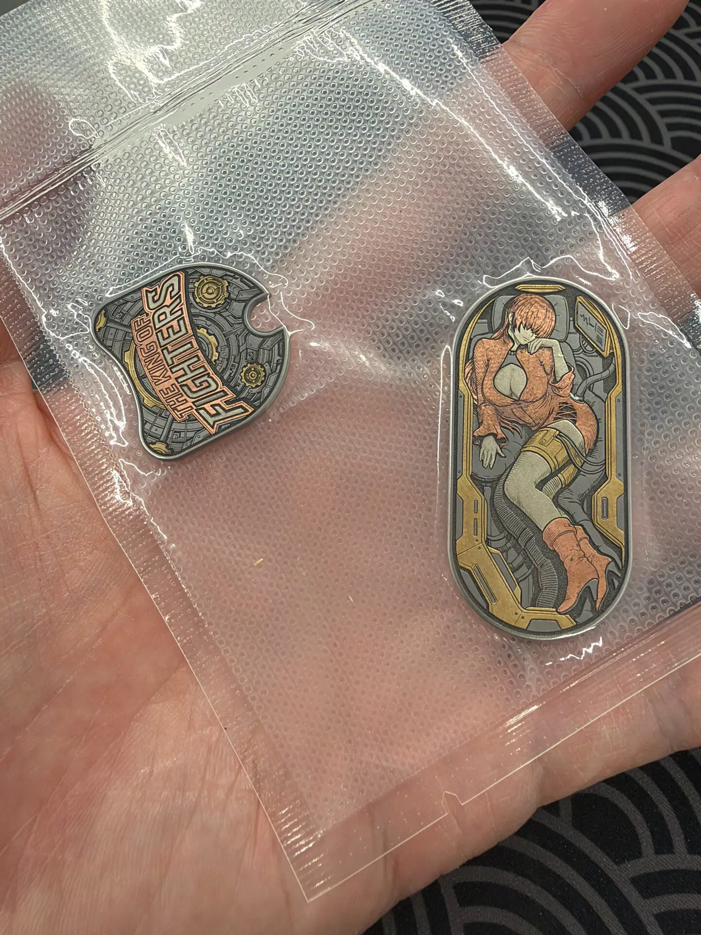 Used EDC Bigdan The King of Fighters Sharmi Patch EDC Decompression Toy