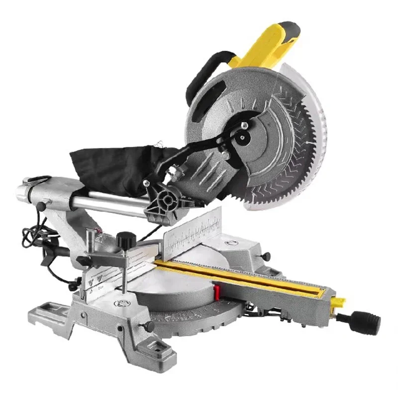 New Large Electric Saw 10 Inch Push And Pull Lever Multifunctional 255 Saw Aluminum Machine Woodworking Aluminum Profile Cutting