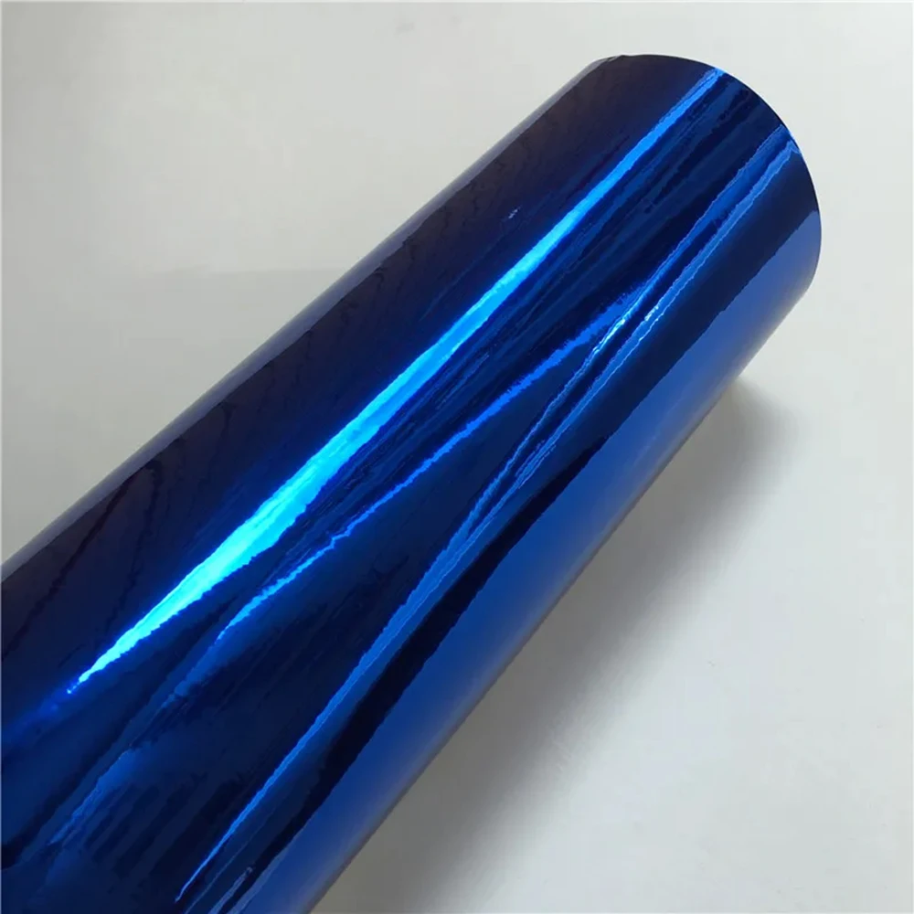 

Mirror Chrome Blue Vehicle Vinyl Wrap Film For Auto Laptop Computer Motorcycle Bicycle Cover Car Accessories Sticker and Decal