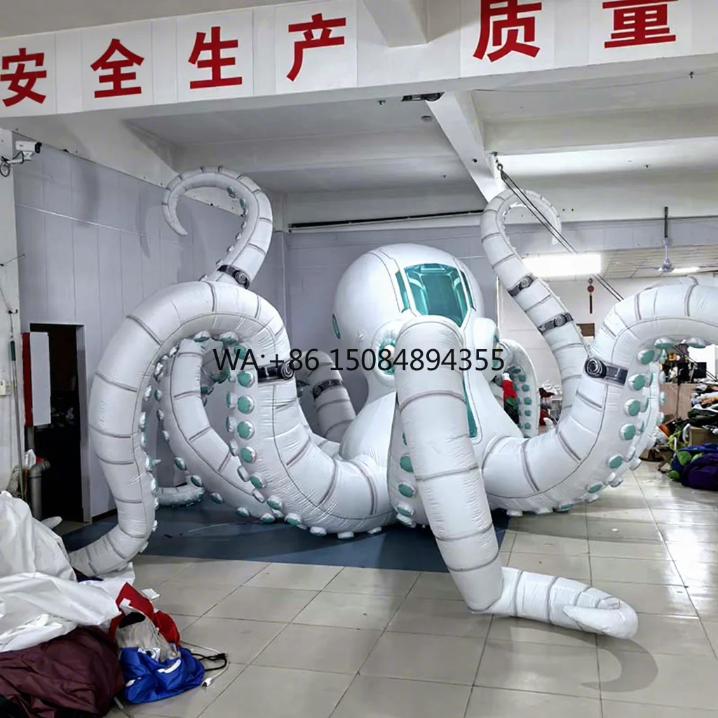 Customized Giant Inflatable Octopus and Octopus Tentacle Music DJ Festival Inflatable Decoration Stage Event Decoration