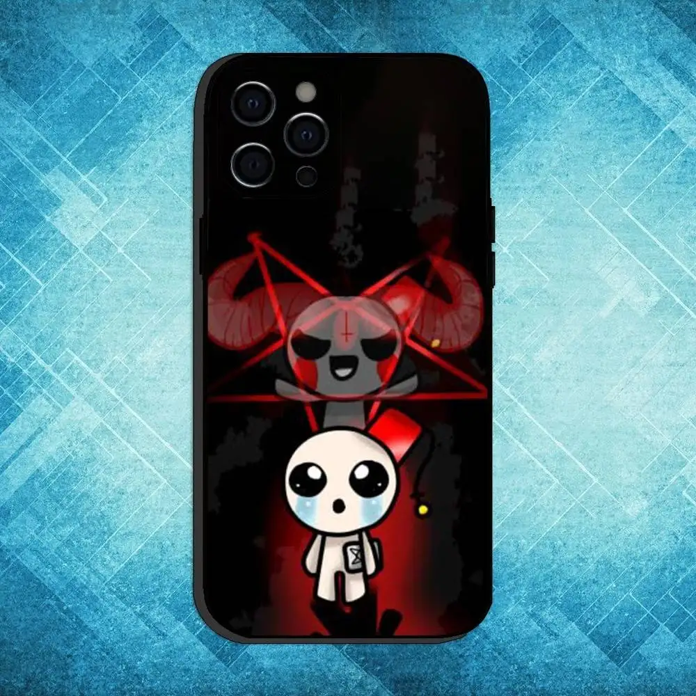 Game The Binding of I-Isaac1 Phone Case For iPhone17,16,15,14,13,12,11 Plus,Pro Max Soft Black Cover