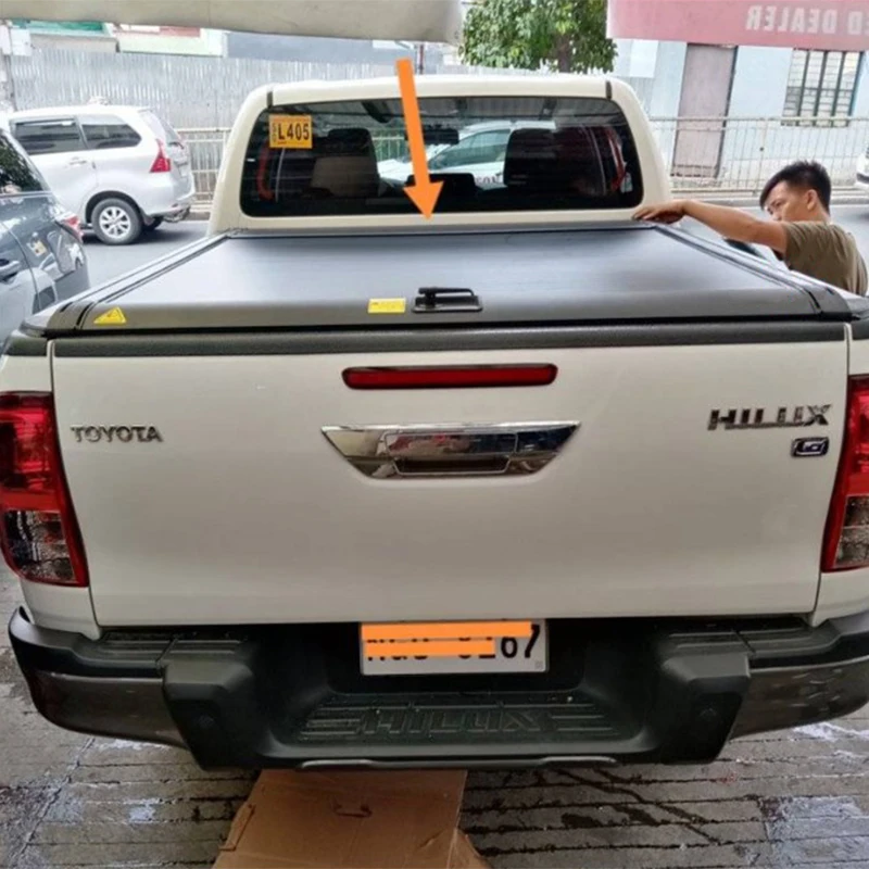 Pickup truck bed roller shutter lid tonneau cover for Hilux ford range f150 f-150r dodge ram 1500 GMC Sierra Revo Tundra tacoma