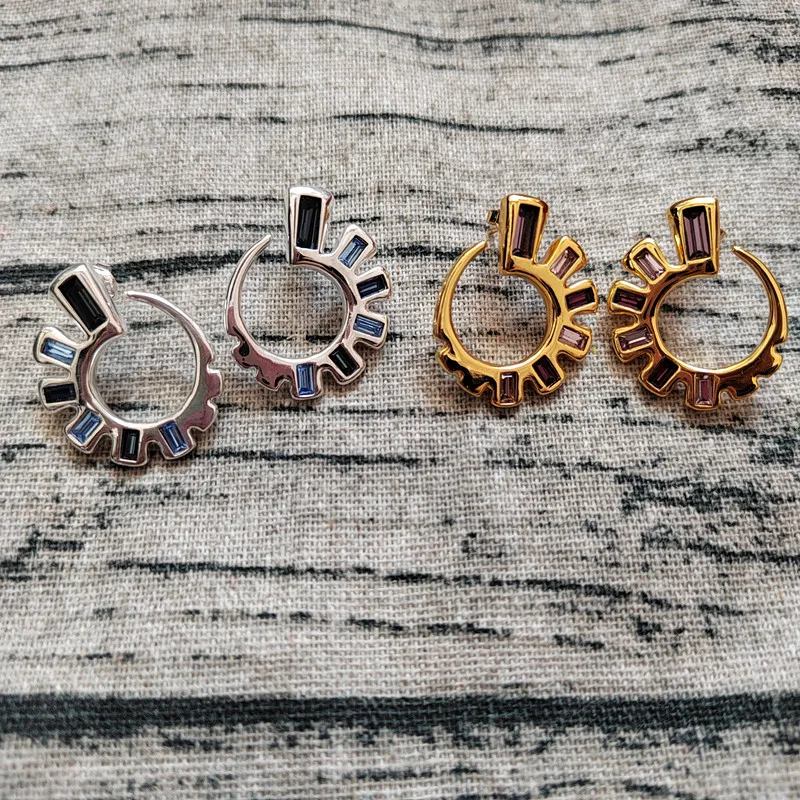 

Новые модные серьги Uno 2026 года в европейском и американском стиле, идеальные для повседневной носки