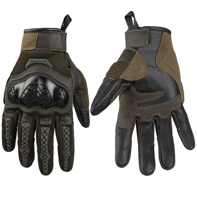 Gants de sécurité pour le travail au doigt complet, pour l'entraînement en plein air dans le jardin, résistants à l'usure, antidérapants, pour écran tactile, Protection des jeux de guerre CS