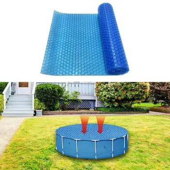 Insulated bubble pool heater UV resistant solar pool blanket solar rectangular pool cover for in-ground and above-ground pools