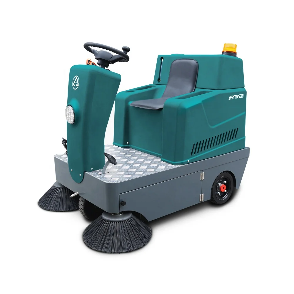 Floor Sweeper Washing cleaning Machine New Ride-on Battery Electric Operated Road Floor Sweepers