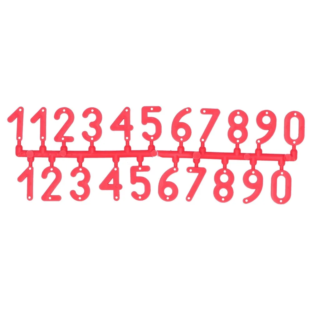 10Sets Disassemble Plastic Number Tag Clear Numbering Waterproof Number Marking Board Plastic Anti-Wear Beehive Number Plate