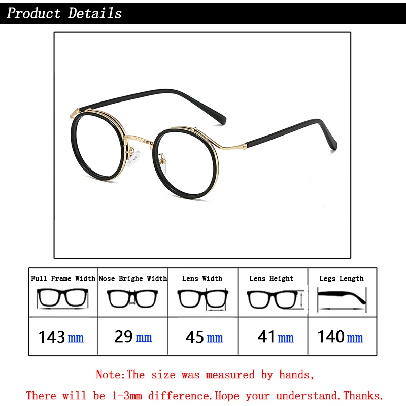 موضة المعادن المستديرة الرجال الأدبية التقدمية اللونية القراءة النظارات الشمسية النساء الرجعية مد البصر ظلال مشهد نظارات داكنة