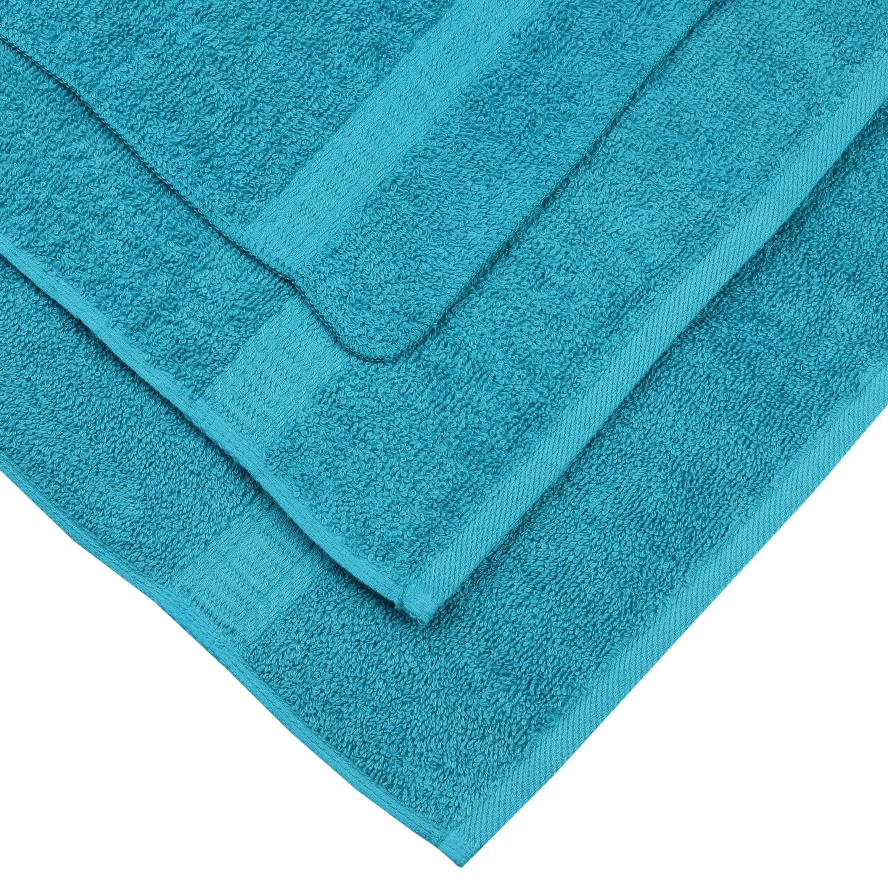 Solid Adult 10-Piece Towel Set, Turquoise Soft and absorbent for daily use in homes or hotels Trash Bags