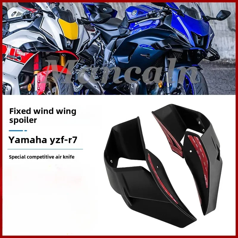 Cocok untuk YZF-R7 Yamaha modifikasi, aksesori sepeda motor Yamaha penahan angin sisi sayap tetap