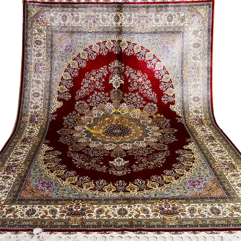 Handmade knot Persian silk carpet handmade oriental carpet home carpet office carpet