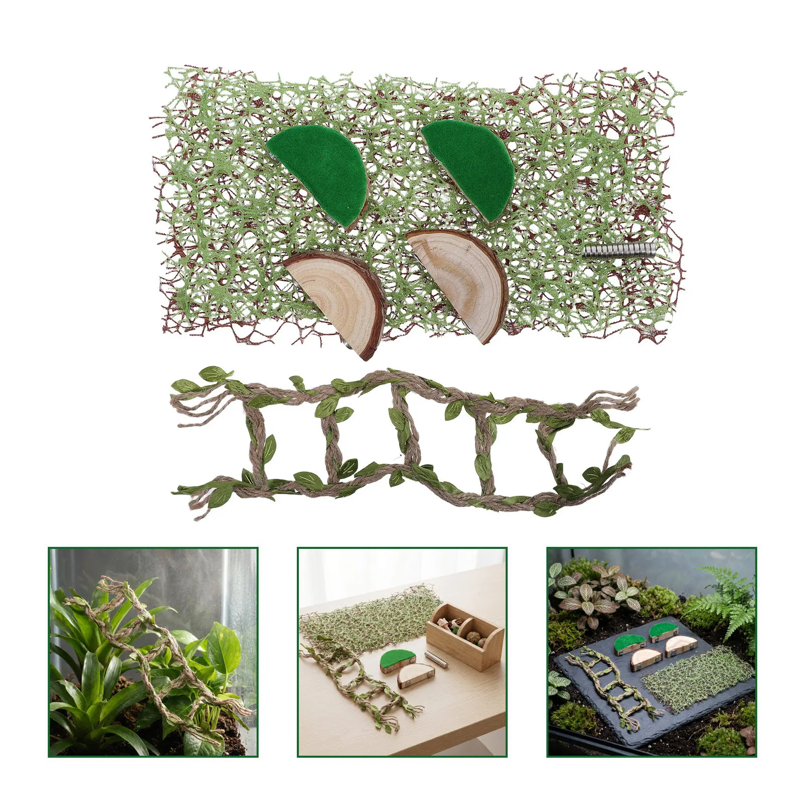 Jumping Spider Climbing Web Hideout Netting Enclosure Supplies Hammock Accessories Decoration