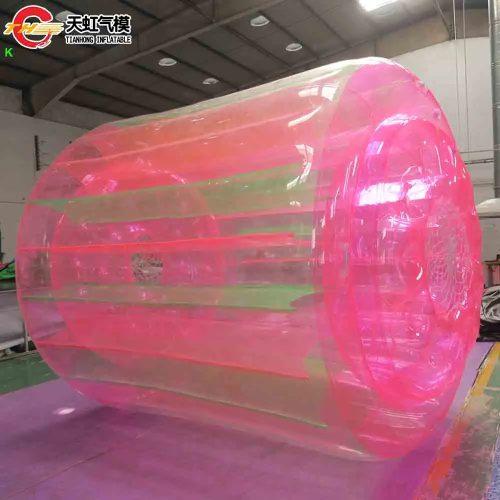 التجارية دائم 2 متر/2.5 متر العملاق نفخ عجلة المياه الأسطوانة حمام سباحة تعويم ألعاب المتداول الإنسان للحدائق المائية في الهواء الطلق
