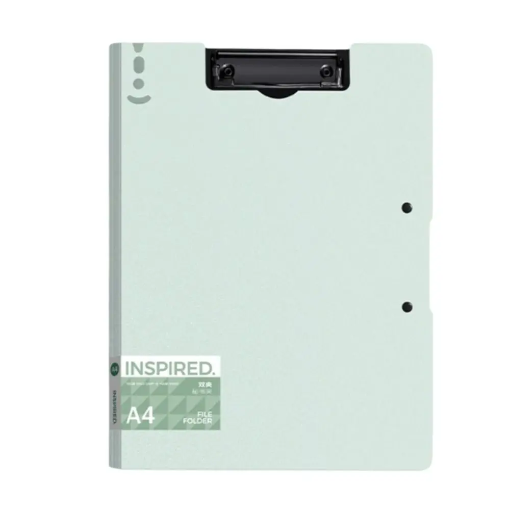 Minimalist Double Clips A4 Clipboard Folder Multi-functional 360° Rotatable File Folder Waterproof Writing Pad School Office