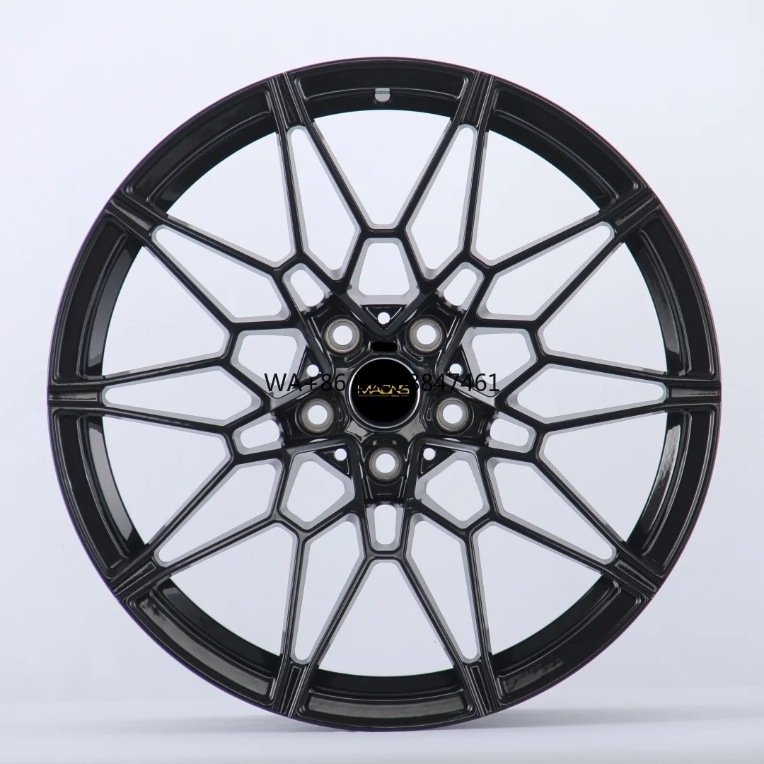 

Wheelshome Maons Ready to Ship Gloss Black BMF Grey Tint Rim Multi Spoke 18 19 20 21 Inch Alloy Forged Wheel for Car BMW M3