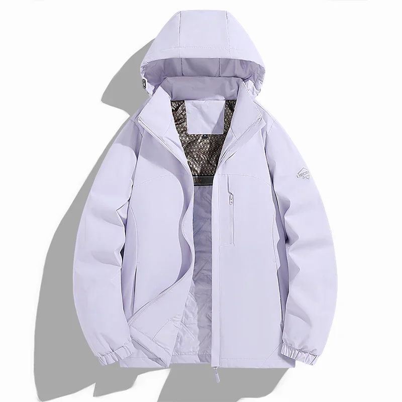 Winterjacke Herrenmode Graphene Kältebeständig Warm Abnehmbarer Kapuzenmantel Damen Outdoor Skibekleidung Wasserdichte gepolsterte Jacke