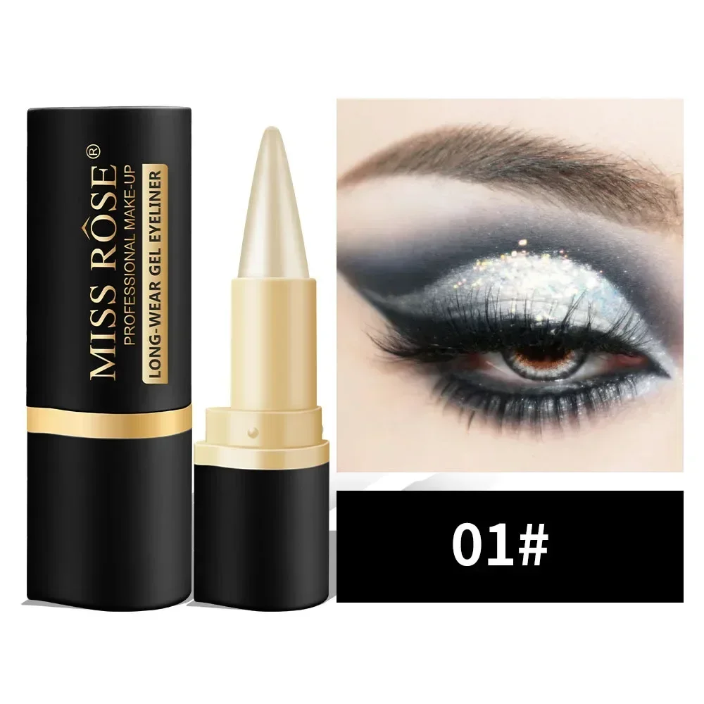 Black Long-Lasting Eye liner Pen Makeup  Waterproof Gel Eye Shadow Eyeliner Pencil Kajal Eye Shimmer Cosmetics cosmeticos