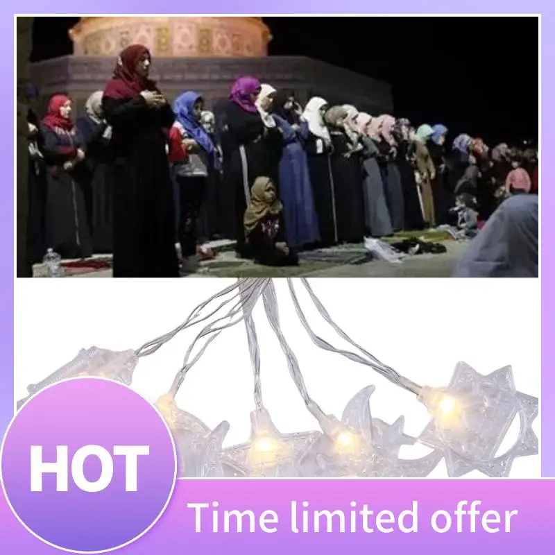 

B69C USB Constant Light 6 Meters 40 Lamps Arab Eid Palace Lights Decorative Gulbang Festival Lights Colorful String Lights Durab
