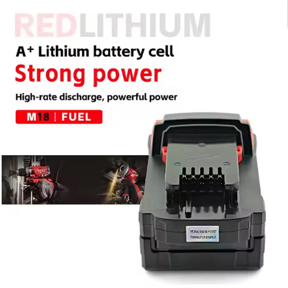 

Milwaukee m18 battery bateria lifepo4 M18B6 5000mAh lithium battery XC48-11-1860 Original milwaukee rechargeable battery 18v