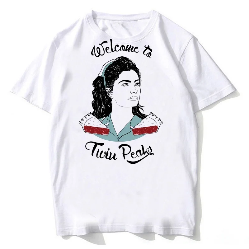 Twin Peak t shirt girl aesthetic manga japanese streetwear t shirt kawaii clearance sales baddie 2000s anime