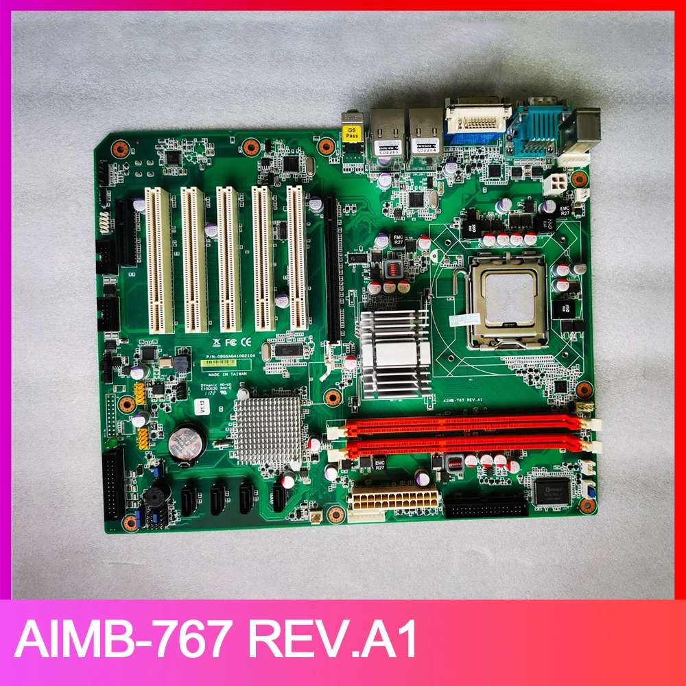 Industrial Control Motherboard Dual Network Port AIMB-767G2-00A2E AIMB-767 REV.A1