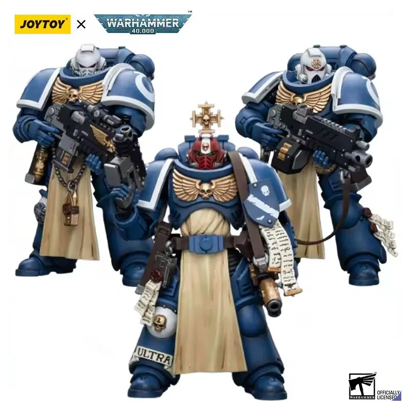 

JOYTOY Warhammer 40K 1/18 Ultramarines Sternguard Veteran Sergeant Action Figure Military Soldier Figurine Model Collectible Toy