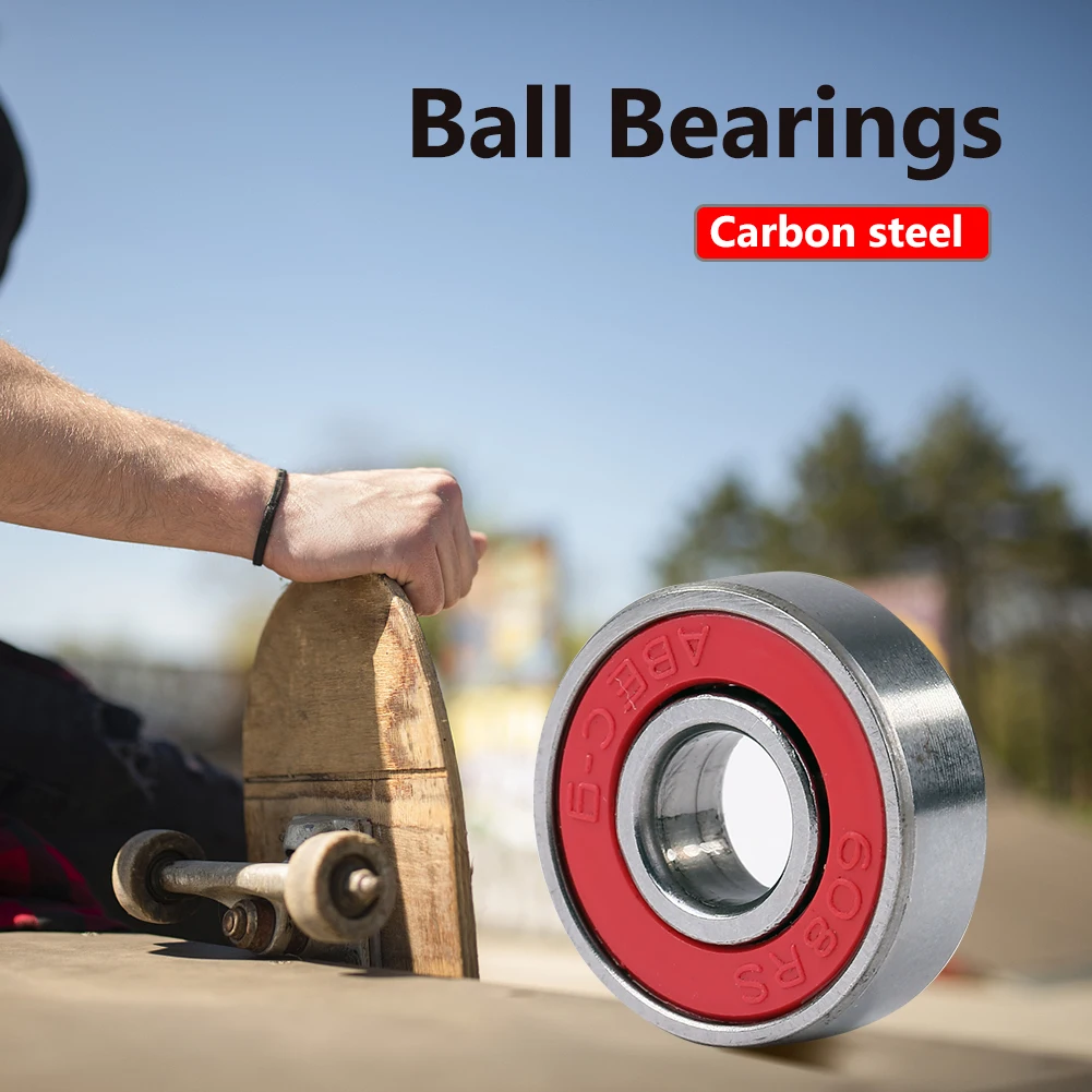 Roller Skate Wheel Bearings Deep Groove 608rs ABEC-9 Miniature Ball Bearings Carbon Steel Longboard Bearing for Skateboard view 5