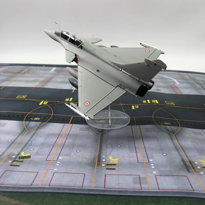 Maßstab 1:72 Frankreich Rafale B Zweisitziger Kämpfer Simulation Legierung Flugzeugmodell Fertige Militärgeschenke Ornamente