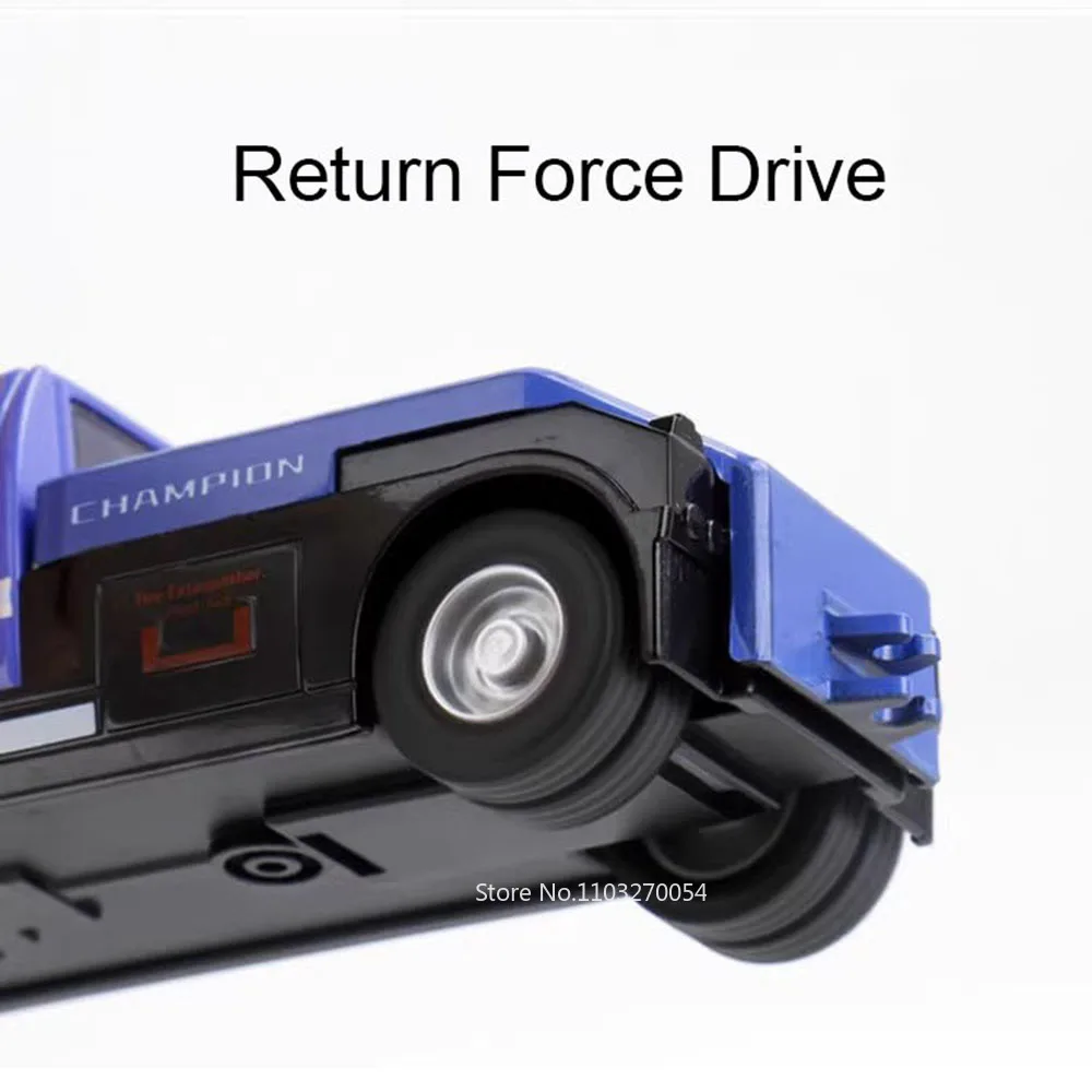 Remolque de contenedor 1:64, modelo de juguete fundido a presión de aleación, puerta trasera de coche, puede subir, vehículos en miniatura, regalo sorpresa para niños