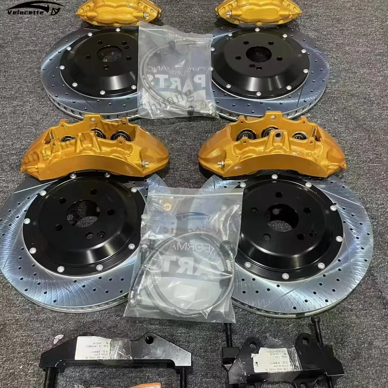 New style High Performance Big Brake Kit 6 Piston V6 for Ford Mustang Bronco Edge Focus Ranger Raptor