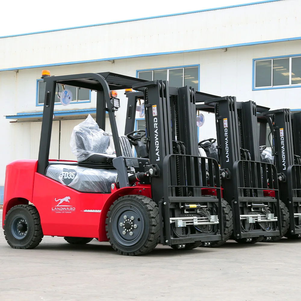 4WD Household All-In-One Diesel Forklift Small Balanced Weight Forklift 4 Ton Warehouse Stacker Forklift EPA Engine Customized