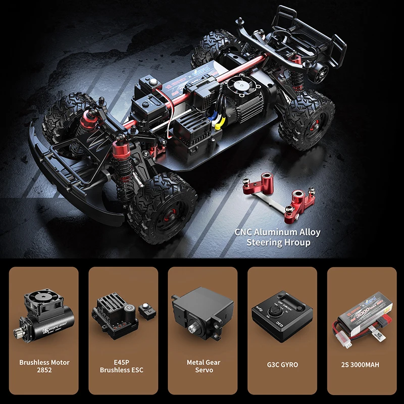 MJX 14211 Remote Control Truck 1/14 RC Rally Car 4WD Off-Road High Speed Racing Vehicle RTR