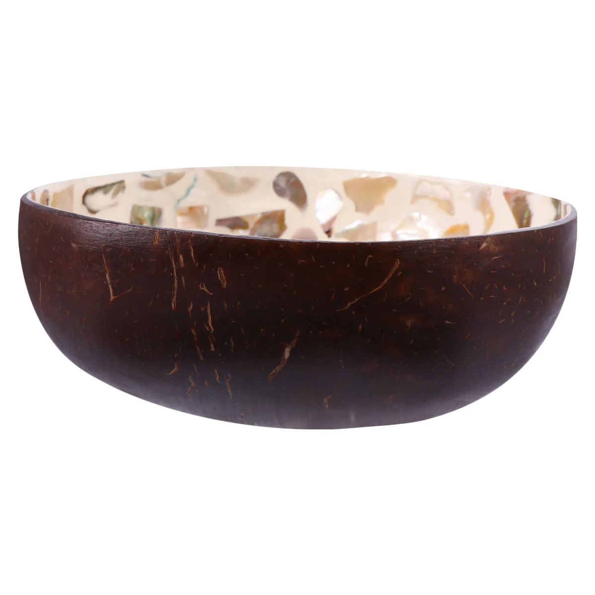 

1Pcs Creative Coconut Shell Bowl Natural Sustainable Storage for Candies Nuts Keys Fruit Desktop Decor in Living Room Bedroom