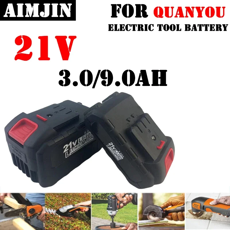 

3.0/9.0Ah 21V Lithium-ion Power Tool Battery Distribution Drill Power Tool Battery for QuanYou