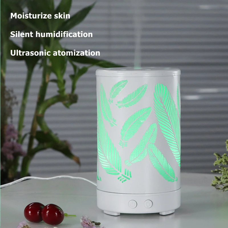 Электрический увлажнитель воздуха, Ароматический диффузор, ультразвуковой комнатный ароматизатор с красосветильник ником, диффузор с бабочкой и эфирным маслом для дома